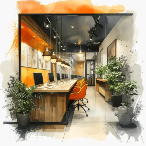 Open Desk Workstations